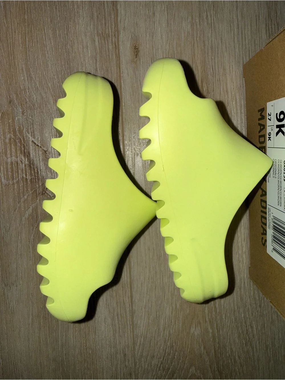 Yeezy slide glow
